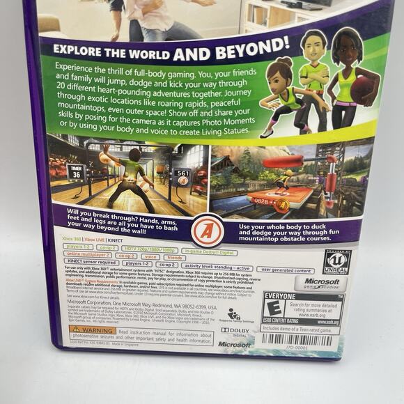 Kinect Adventures (Microsoft Xbox 360, 2010) Complete - Picture 3 of 8